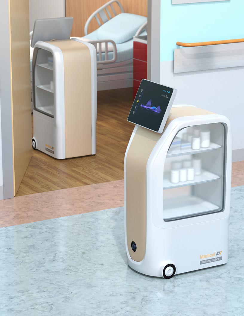 Global hospital logistics robots market 2024-2028